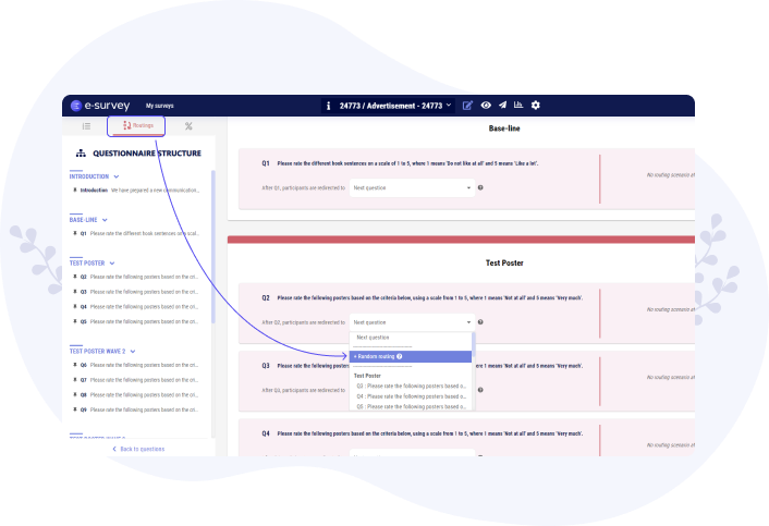 création d'une redirection randomisée pc